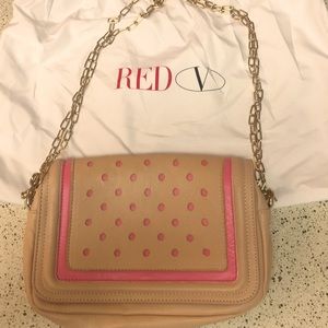 Red V handbag